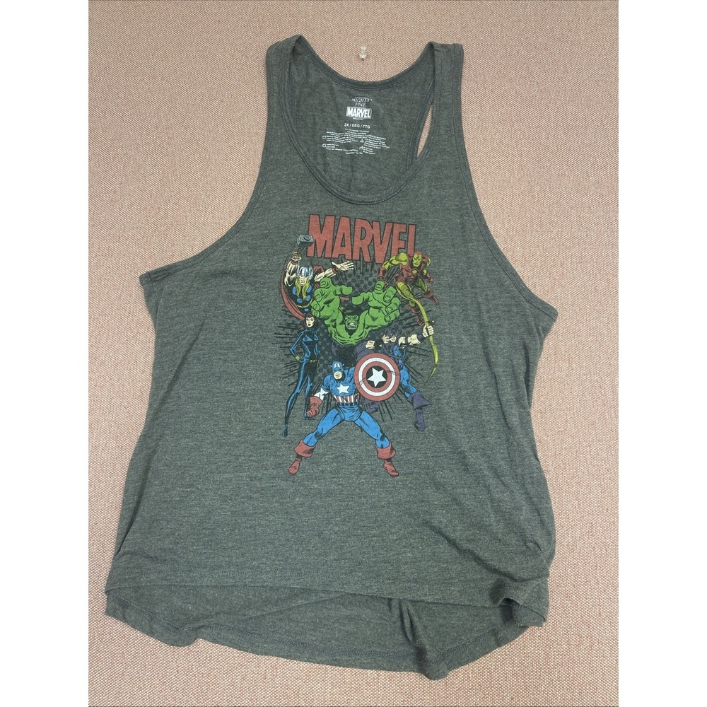 Marvel Avengers Women's Tank Top Size 2xl Captain America Hulk Thor‎